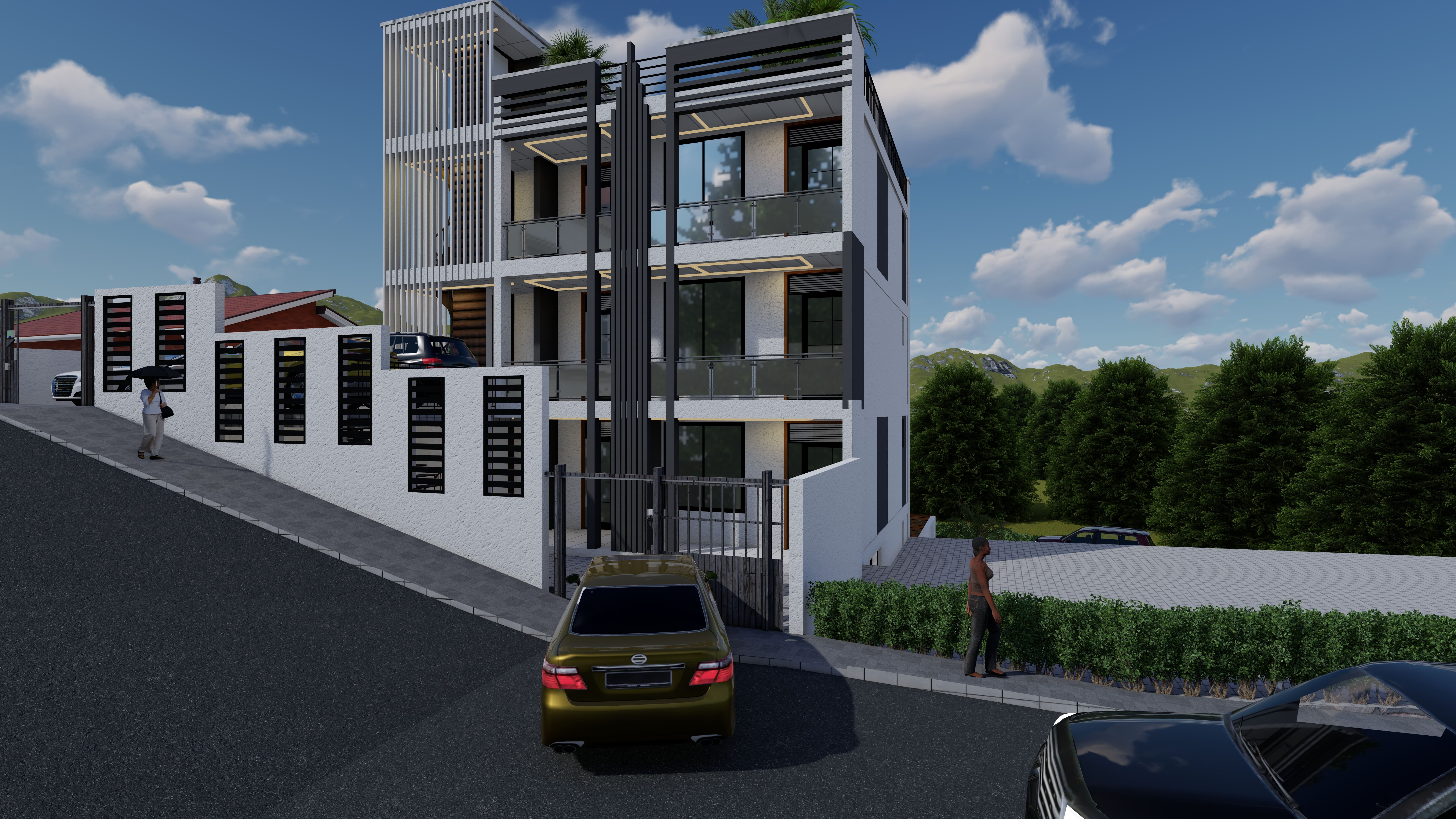 G+2 + Basement Residential Apartment